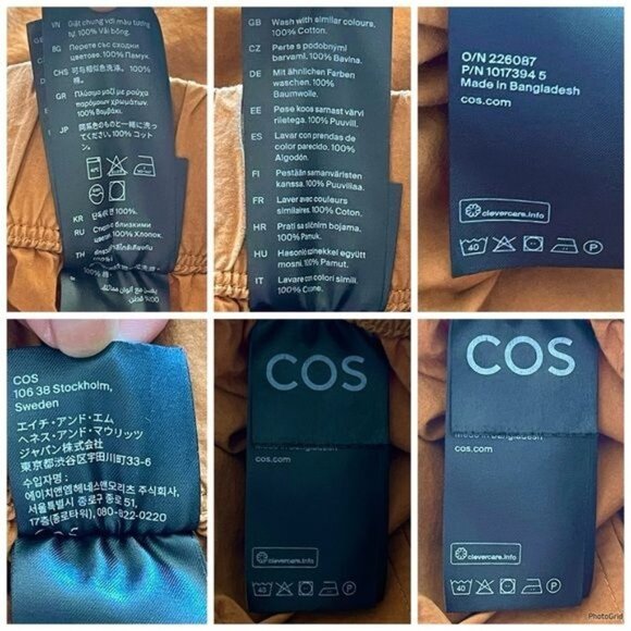 COS tan camel elastic waist pants Small - Picture 7 of 10